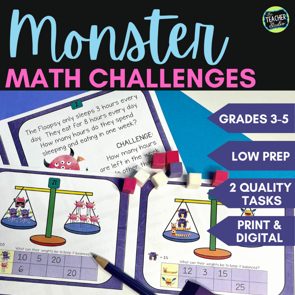 Monster Math challenges!