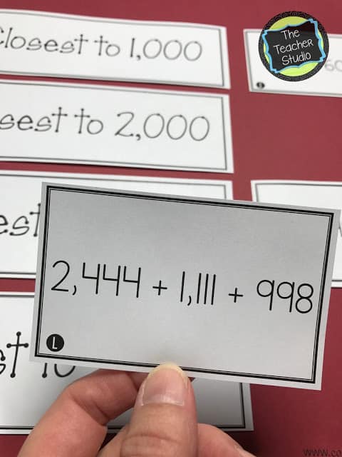 Teaching estimation as a part of place value assessment