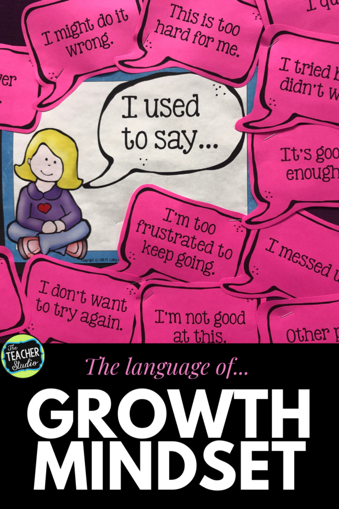 Teaching growth mindset