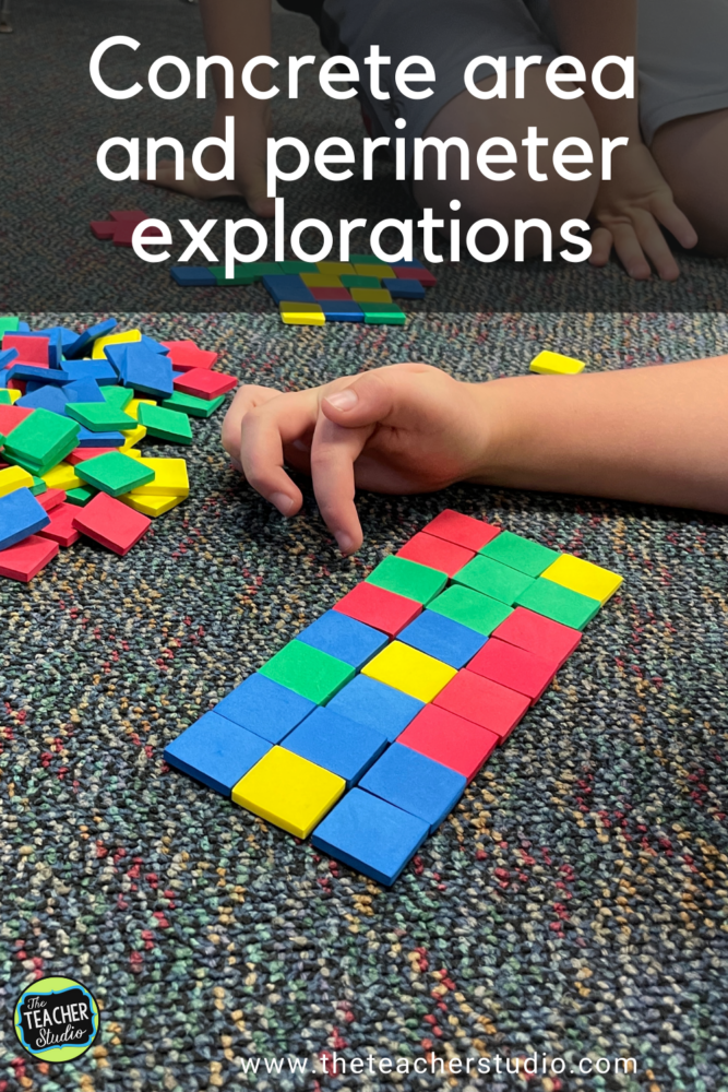 Teaching area and perimeter with concrete manipulatives
