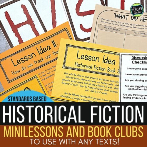 Historical Fiction Lessons and activities