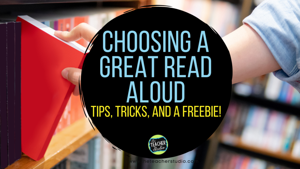 Blog post to help teachers choose read aloud books