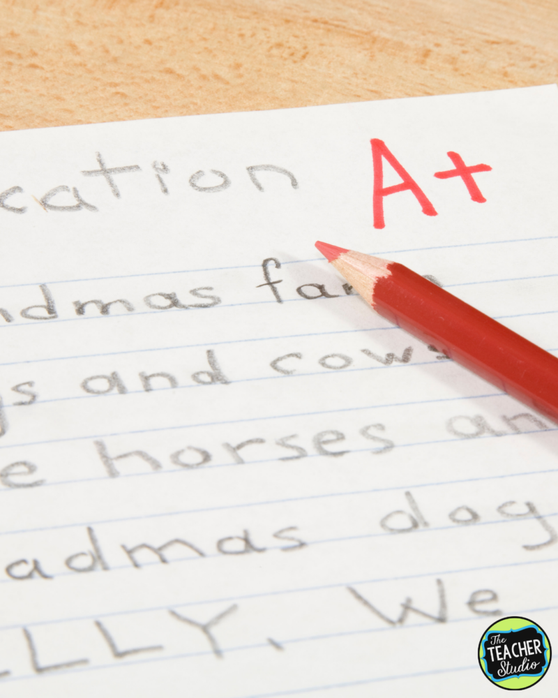 Grading writing with a single number or letter grade doesn't help with instruction.