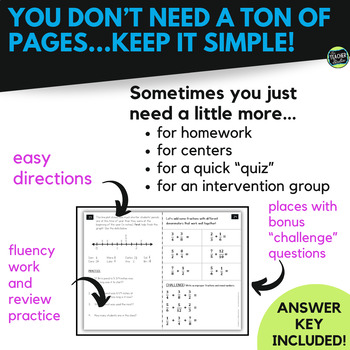 4th Grade Illustrative Math™ Unit 3 - 4th Grade Fraction Review - All operations - Image 4