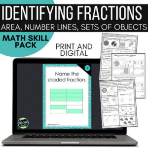 Identifying Beginning Fractions - Fraction Intervention - Fraction Review