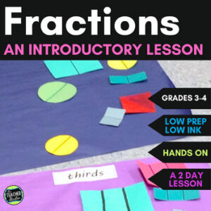 Launching Fractions - Equal and Unequal Parts - Fraction Anchor Chart Project