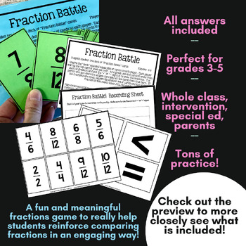 Comparing Fractions Worksheets - Comparing Fractions Game - Sequencing Fractions - Image 4