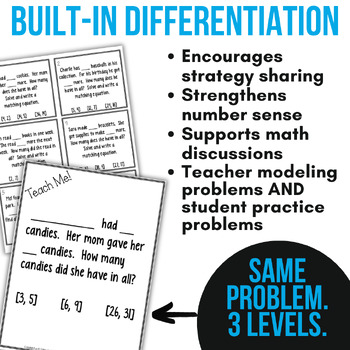 CGI Word Problems - CGI Story Problems - Bundle of All 4 Operations Grades 2 - 4 - Image 3
