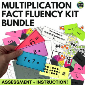 Multiplication Fluency Kit Bundle | Math Fact Fluency Games - Assessment Tracker