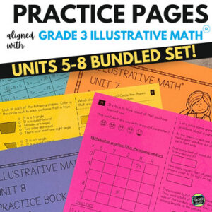 3rd Grade Illustrative Math™ Units 5 - 8 - 3rd Grade IM Practice Activities