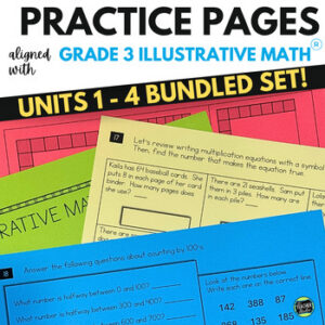 3rd Grade Illustrative Math™ Units 1 - 4 | 3rd Grade IM Math Practice Activities