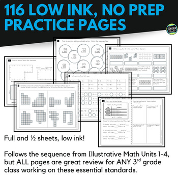 3rd Grade Illustrative Math™ Units 1 - 4 | 3rd Grade IM Math Practice Activities - Image 3