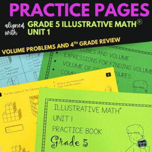 5th Grade Illustrative Math™ Unit 1 - 5th Grade Volume - Volume of Prisms